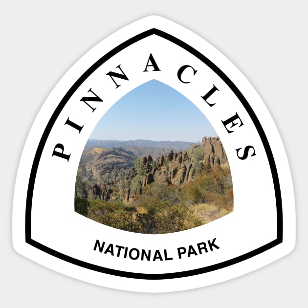 Pinnacles National Park shield Sticker by nylebuss
